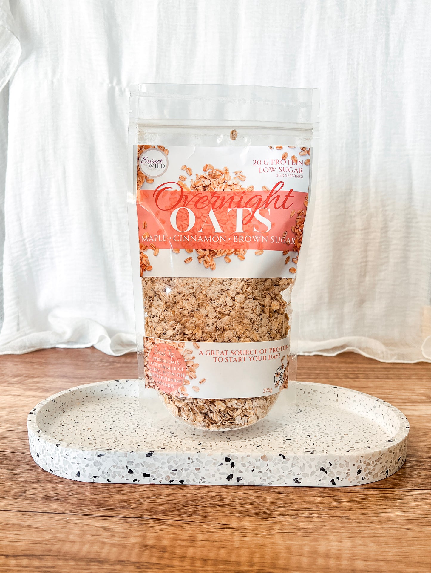 Maple, Cinnamon & Brown Sugar Overnight Oats
