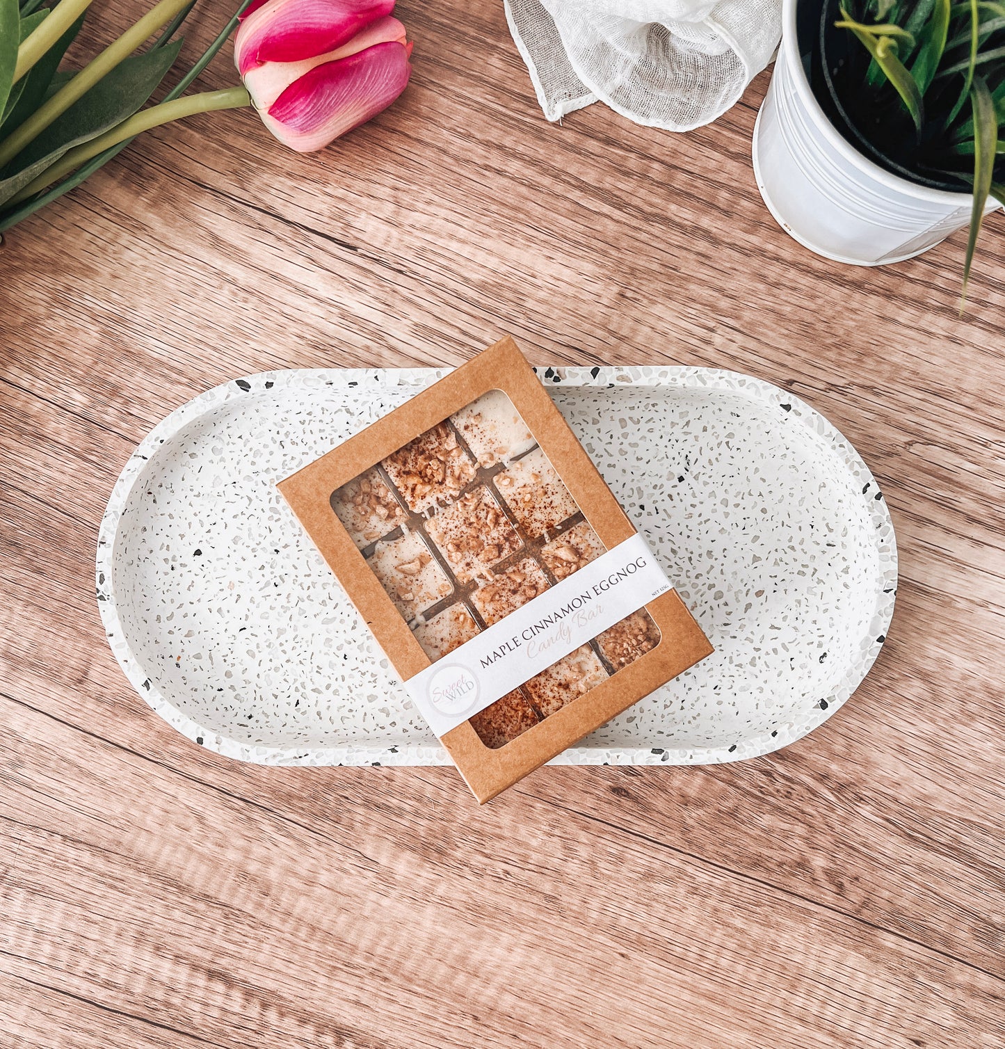 Maple Cinnamon Eggnog Candy Bar