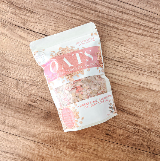 Oats - Raspberry & Toasted Coconut (240g)