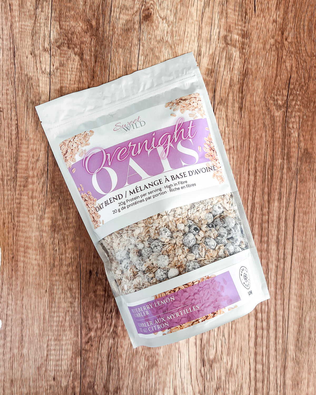 Blueberry Lemon Cobbler Overnight Oats