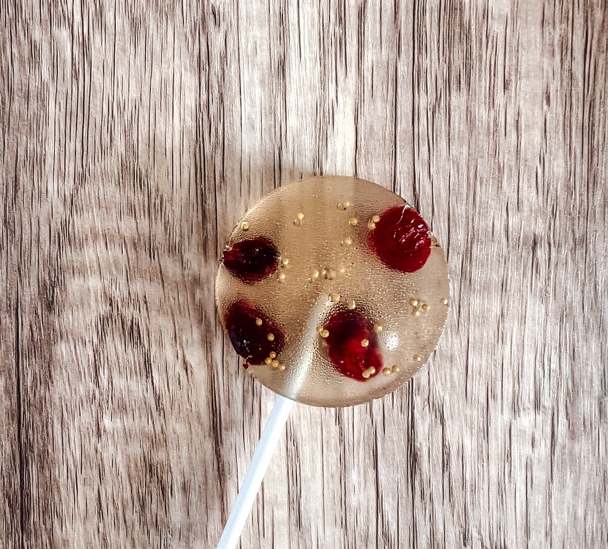 Blood Orange & Cranberry Lollipop