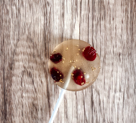 Blood Orange & Cranberry Lollipop