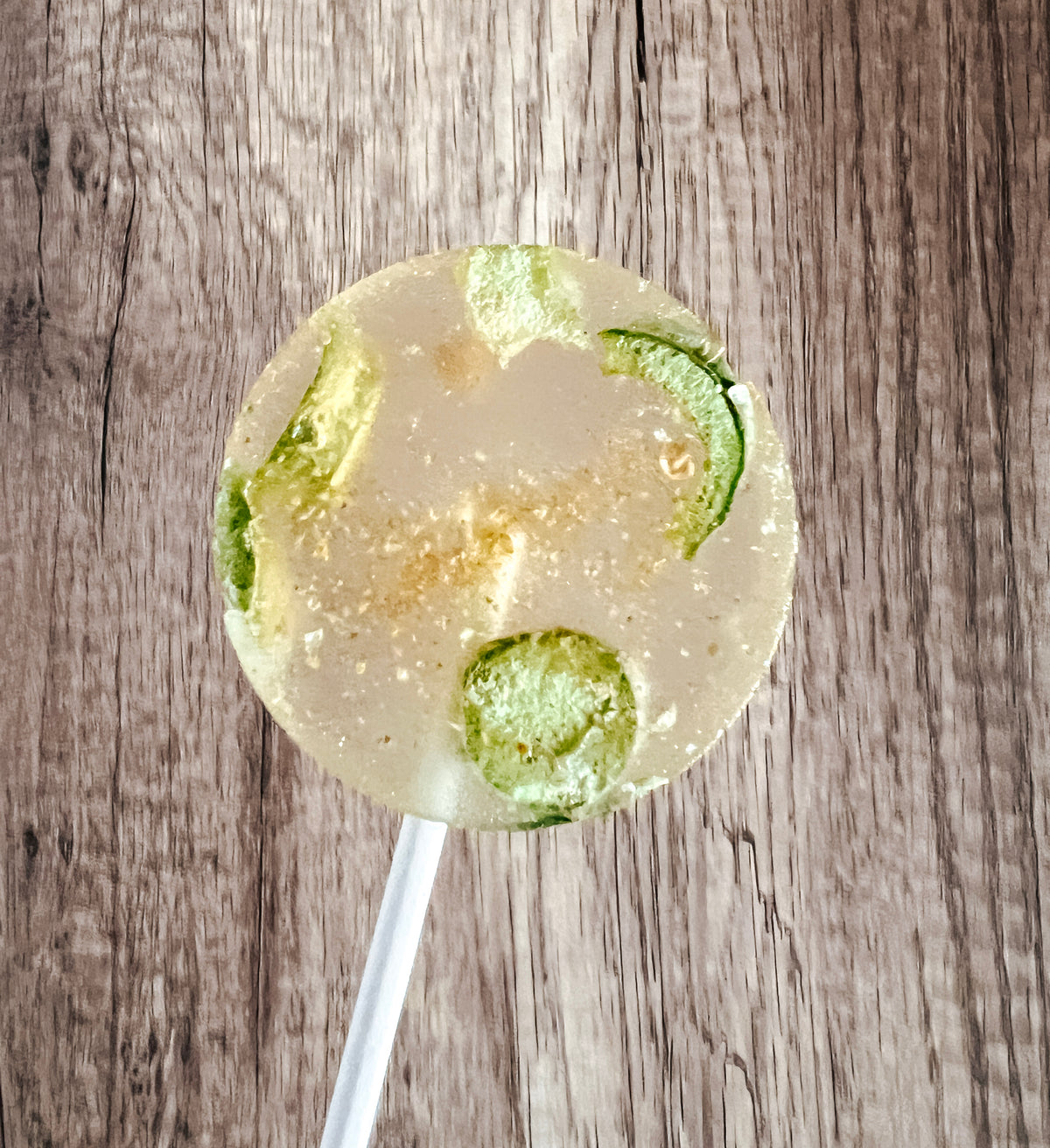 Jalapeño Lime Gin Lollipop