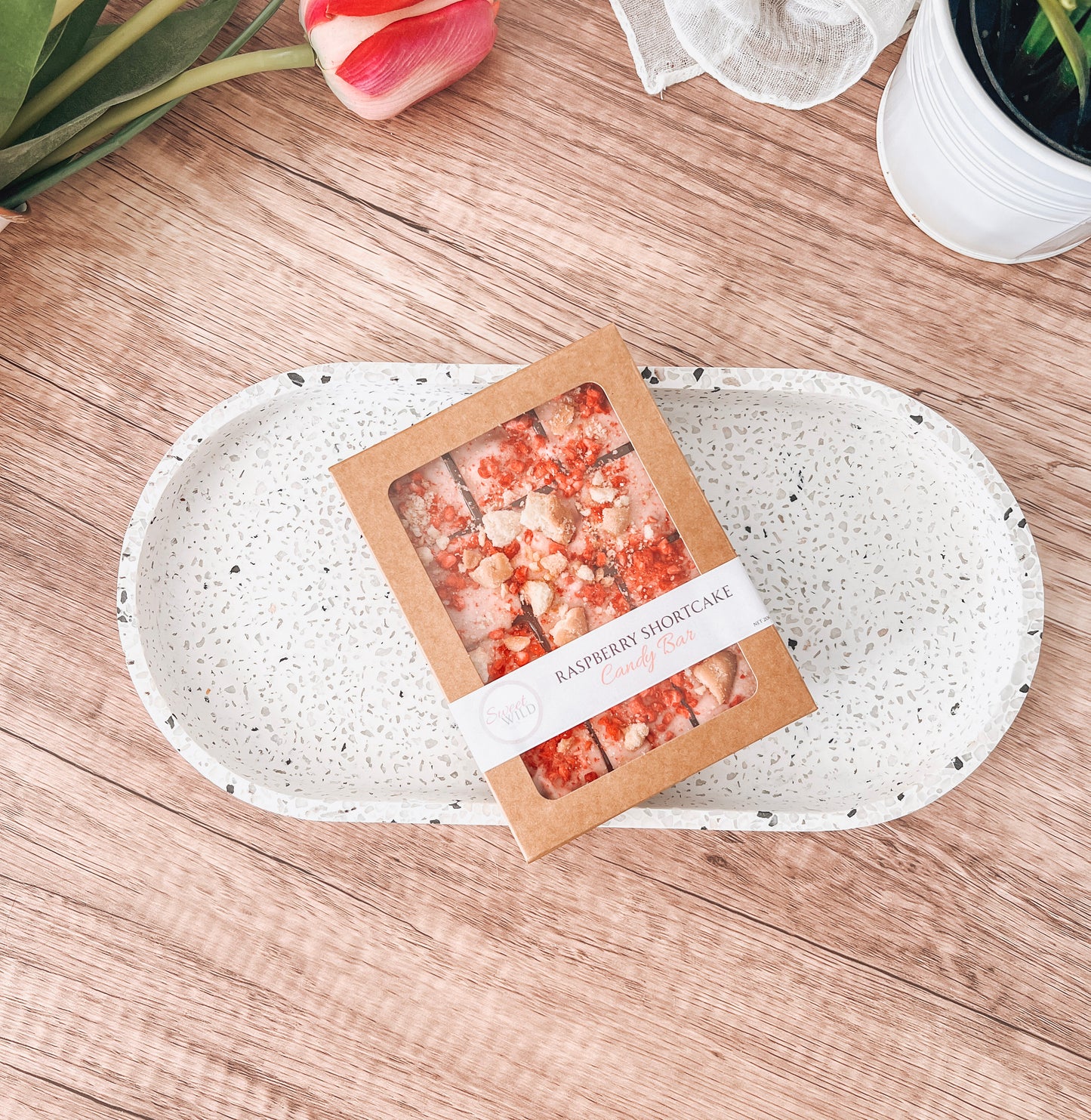 Raspberry Shortcake Candy Bar