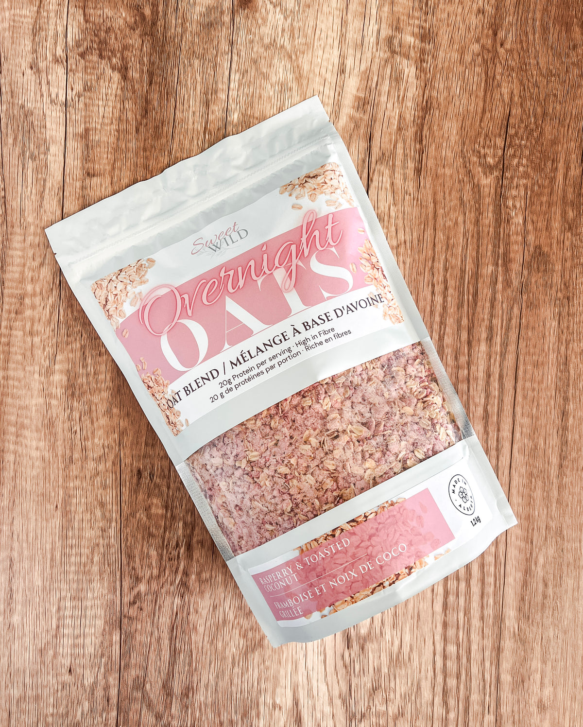 Raspberry Toasted Coconut Overnight Oats