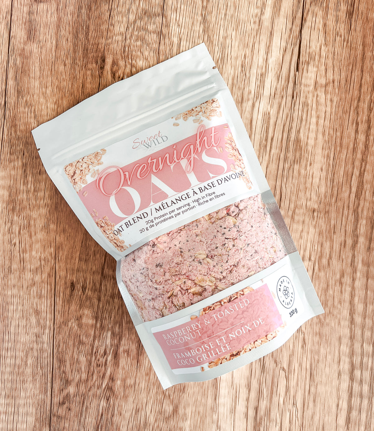 Raspberry Toasted Coconut Overnight Oats