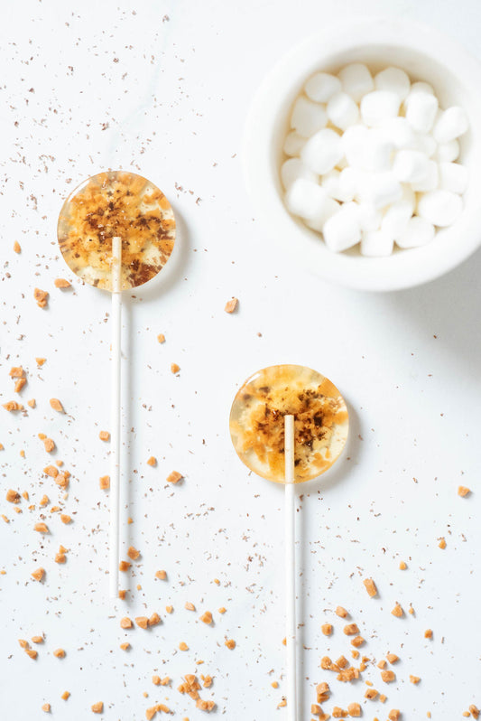 S’more with Toffee Lollipop